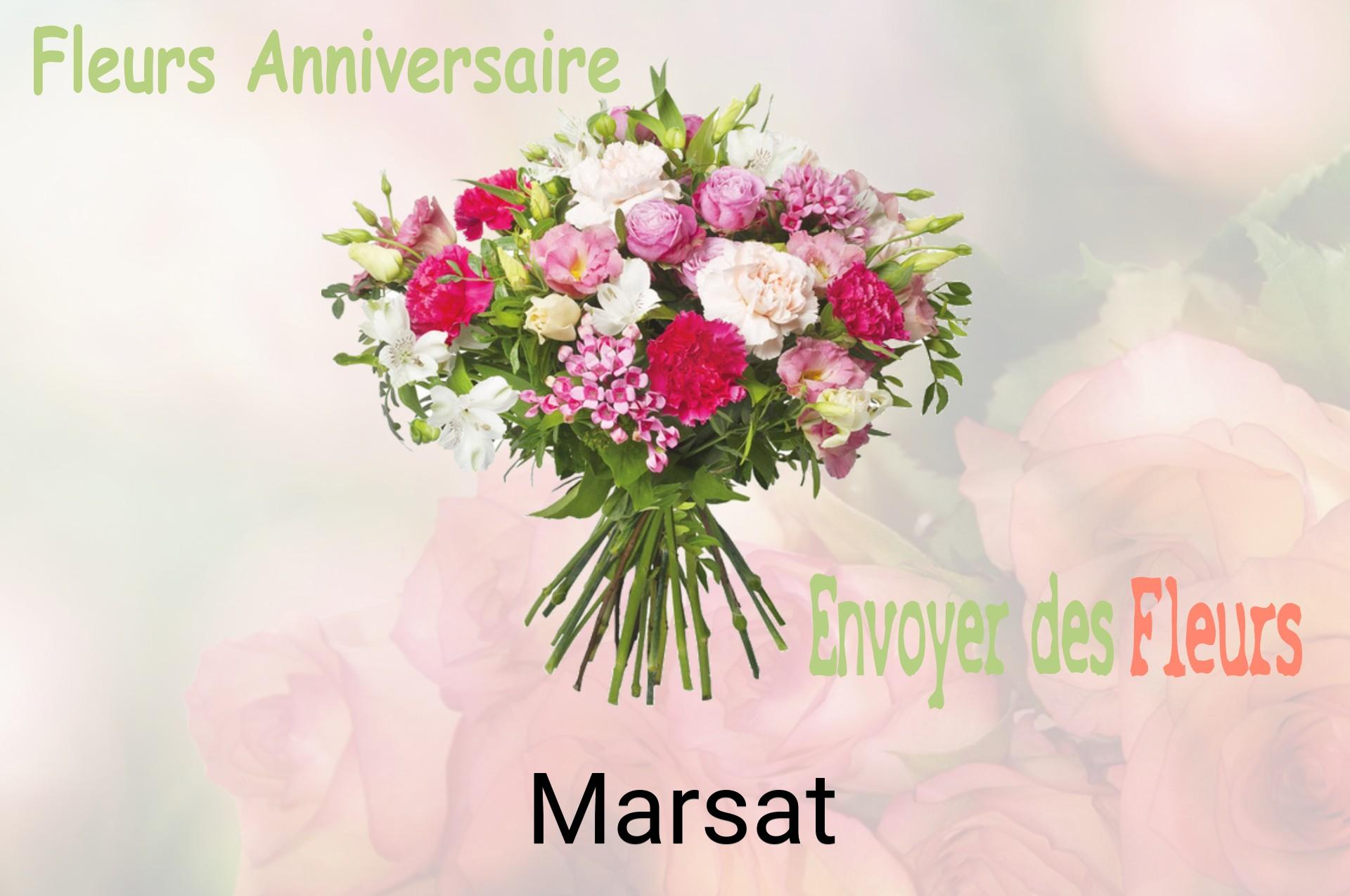 Bouquet de fleurs d’anniversaire livré à Marsat