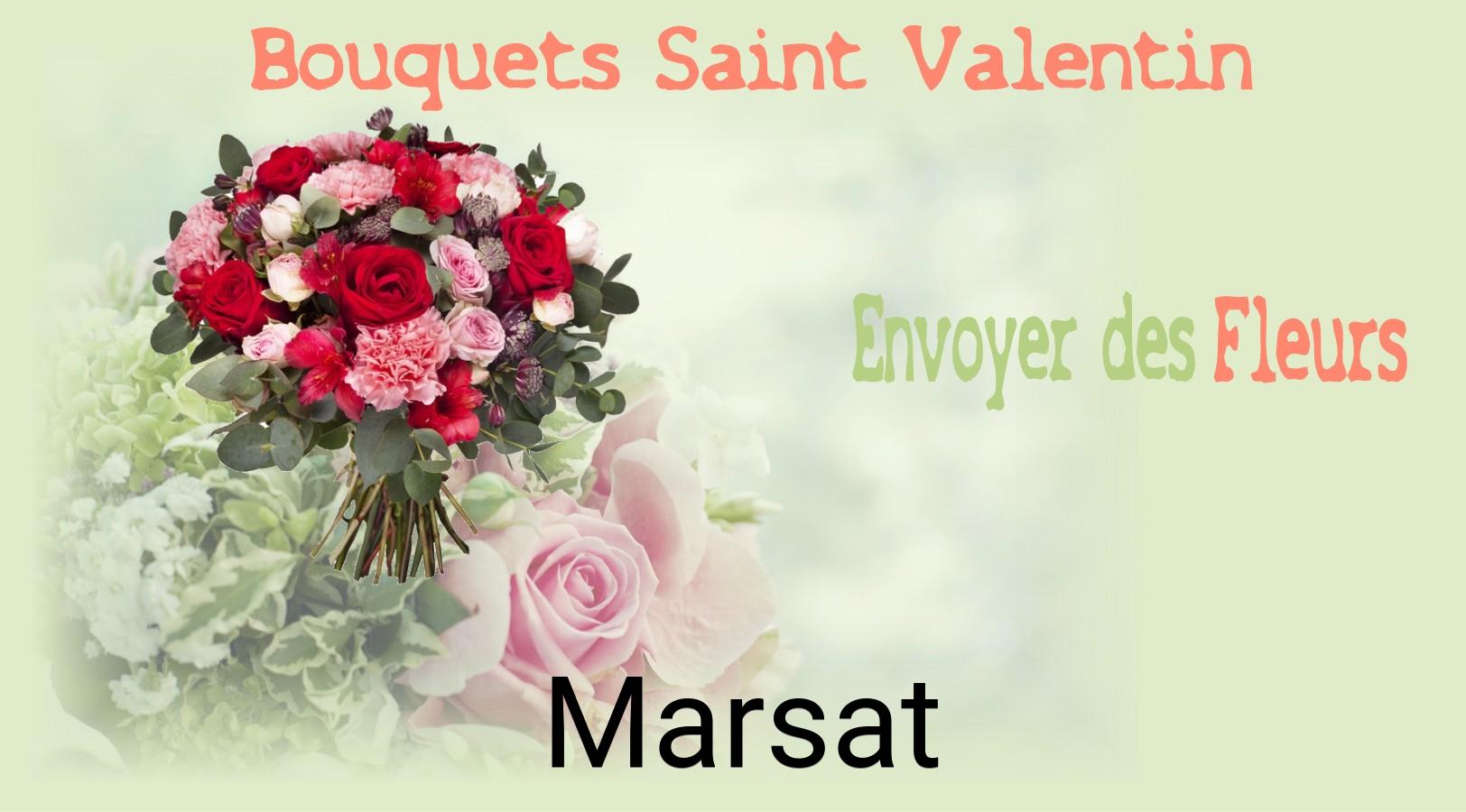 Roses de Saint-Valentin livrées à Marsat